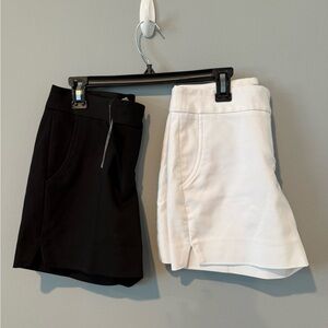 Cache, Black (new) and White shorts